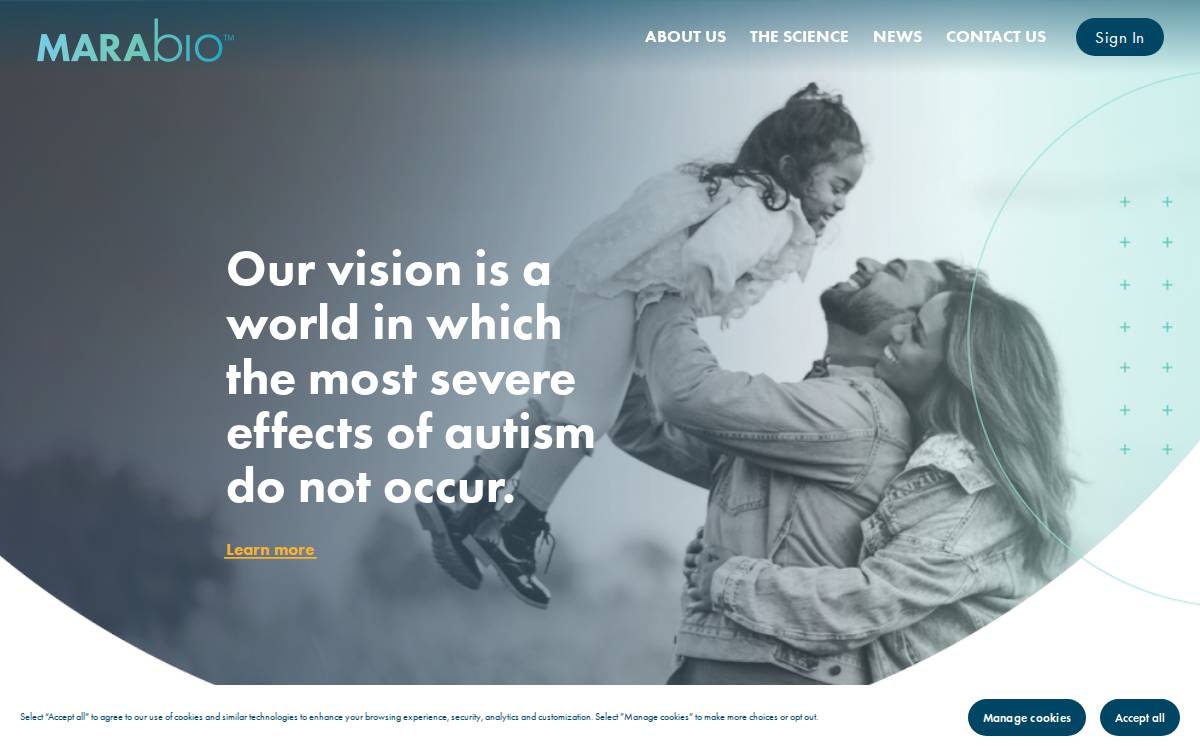 MARAbio website preview