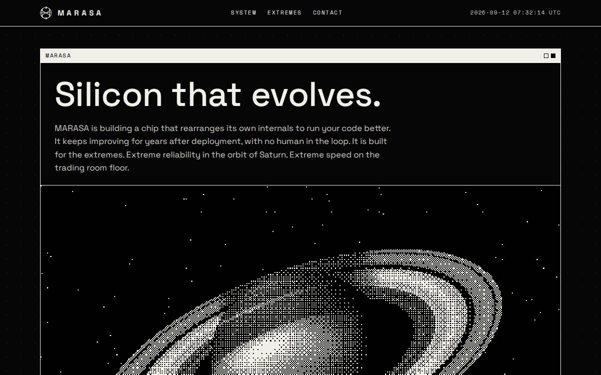 MARASA Corporation website preview