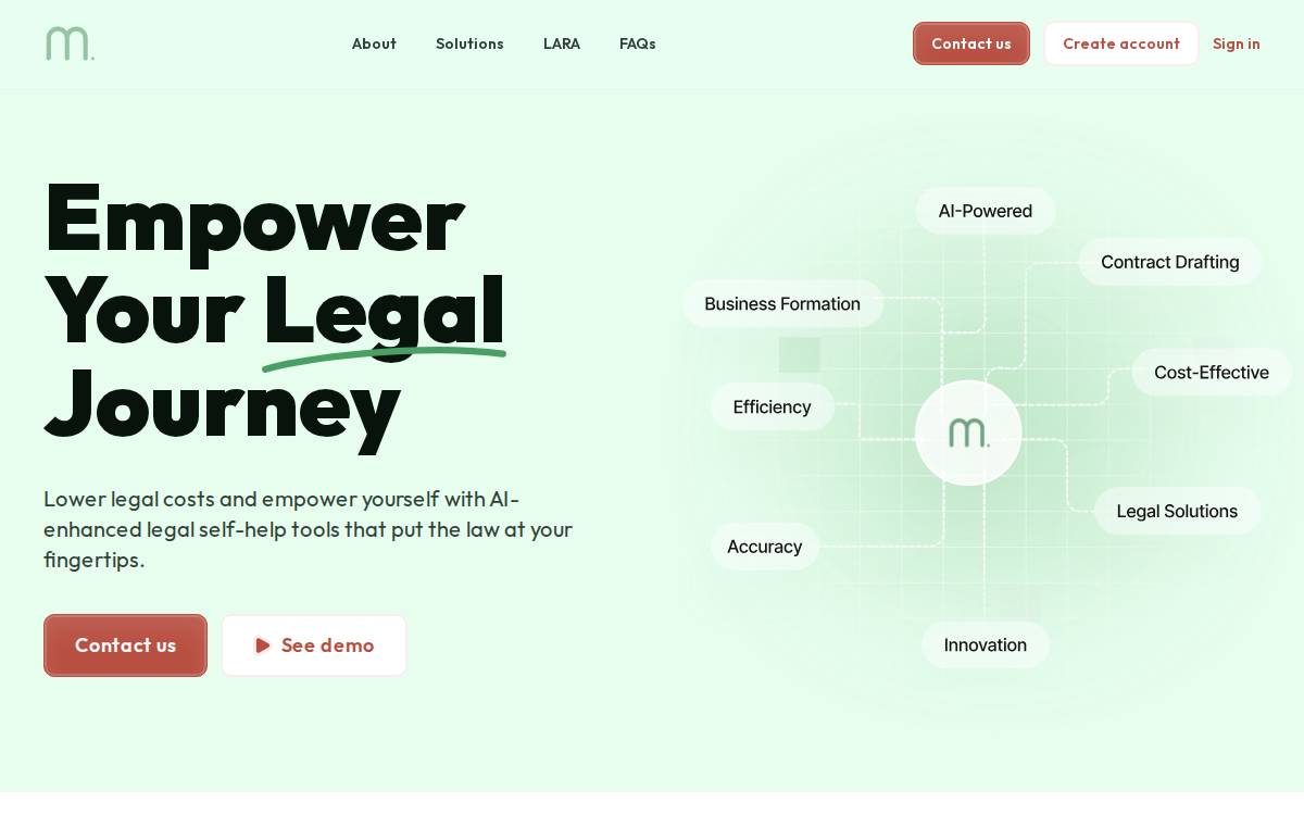 Marble Legal Solutions website preview