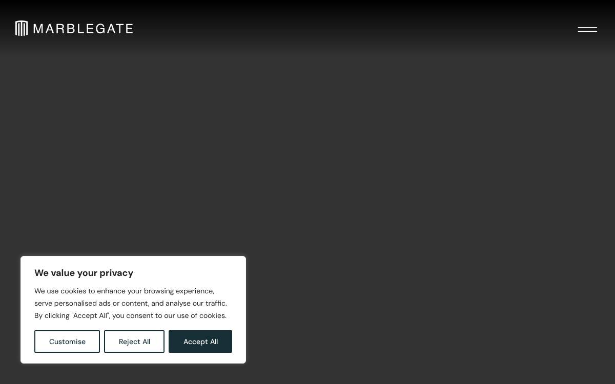 Marblegate Asset Management website preview