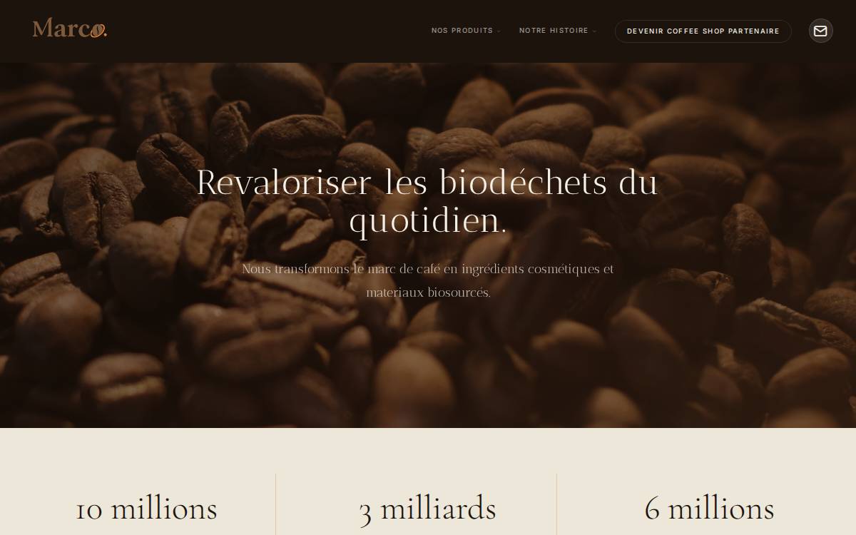 Marco Biotech website preview