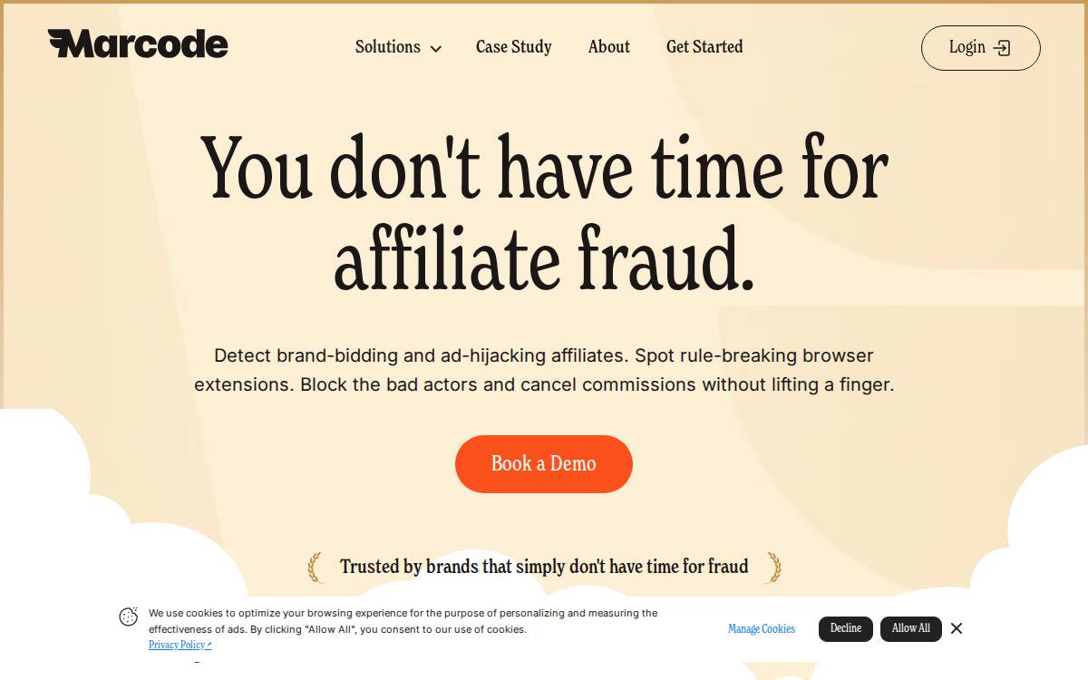 Marcode website preview