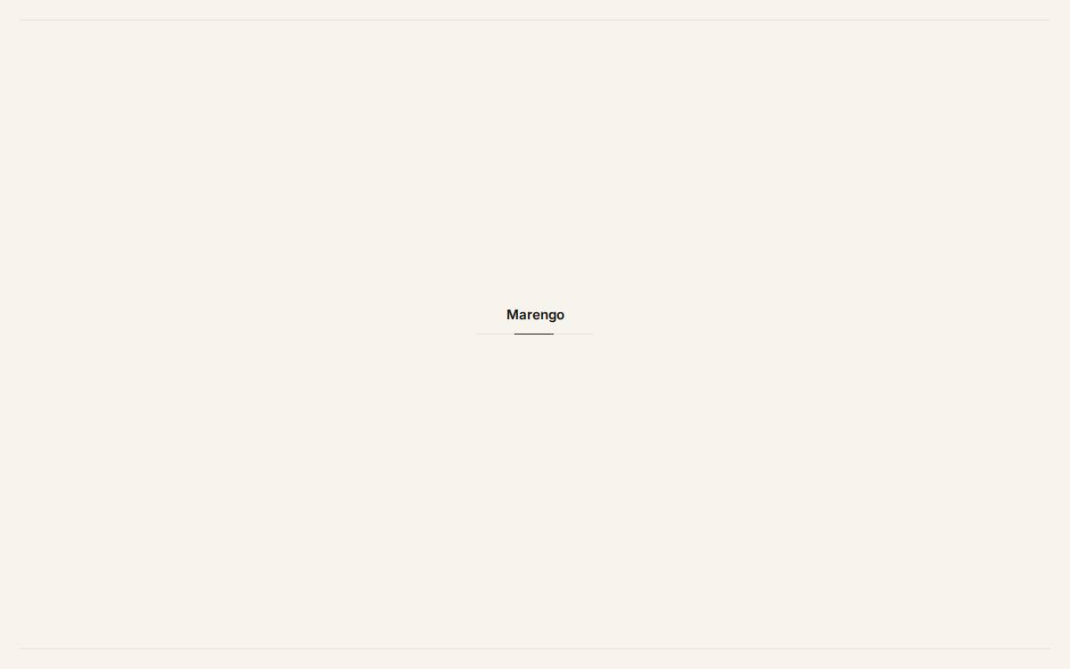 Marengo website preview