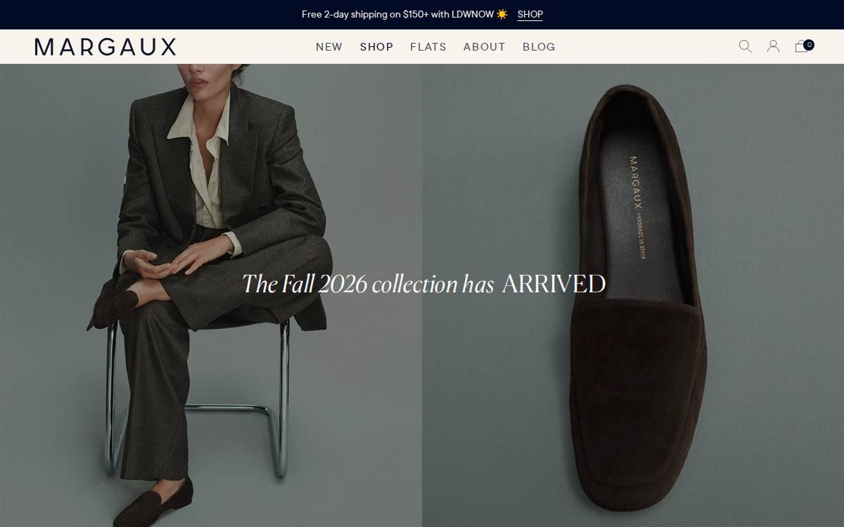 Margaux website preview