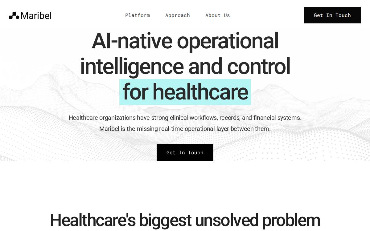 Maribel Health website preview