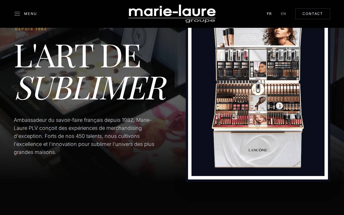 Marie Laure Plv website preview