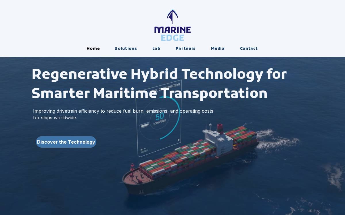 Marine Edge website preview