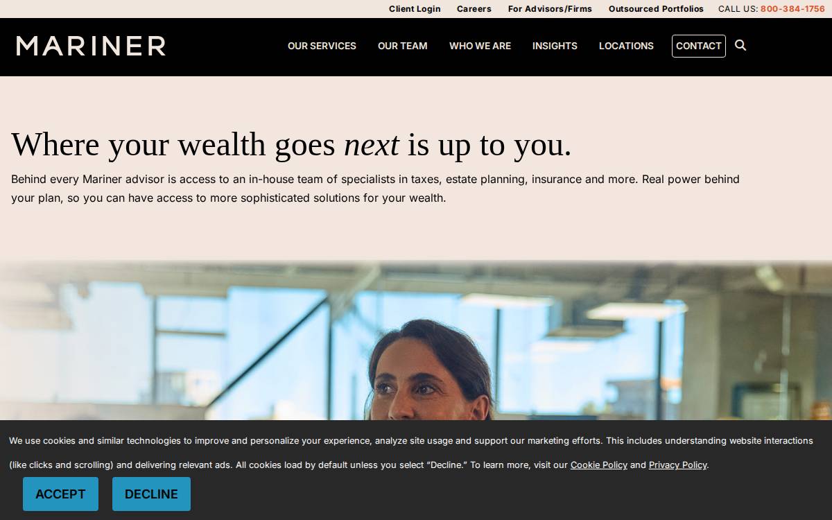 Marinerwealthadvisors website preview