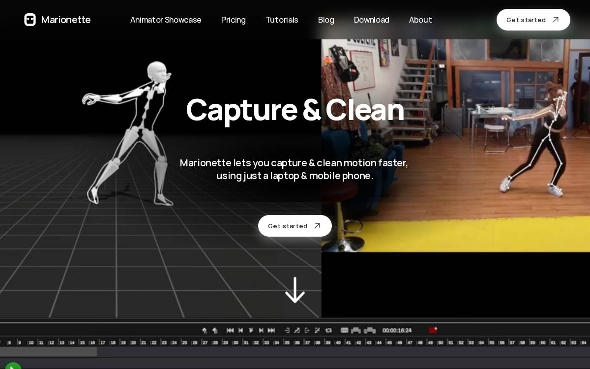 Marionette Aps website preview