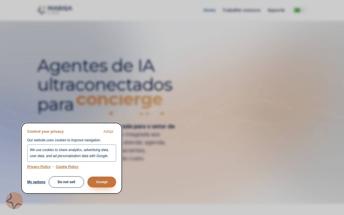 Marisa Care website preview