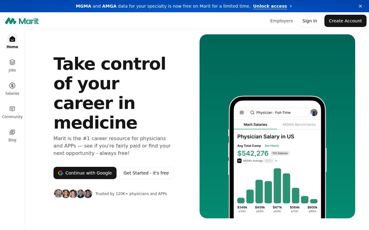 Marit Health website preview