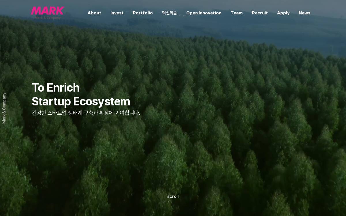 MARK & COMPANY INC. website preview