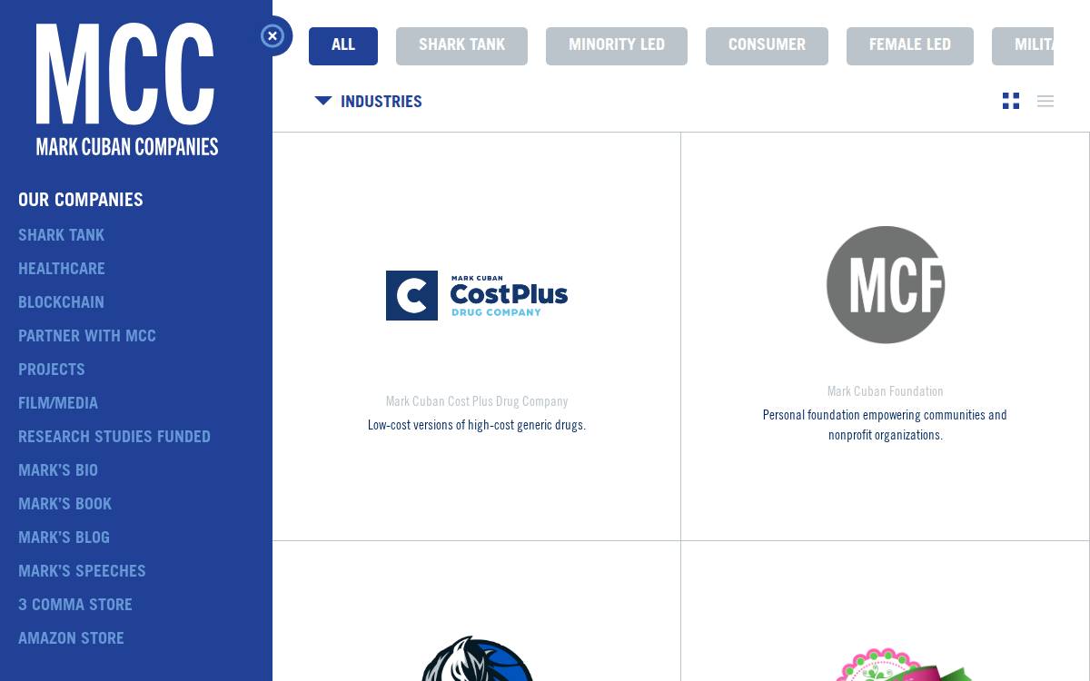 Mark Cuban website preview