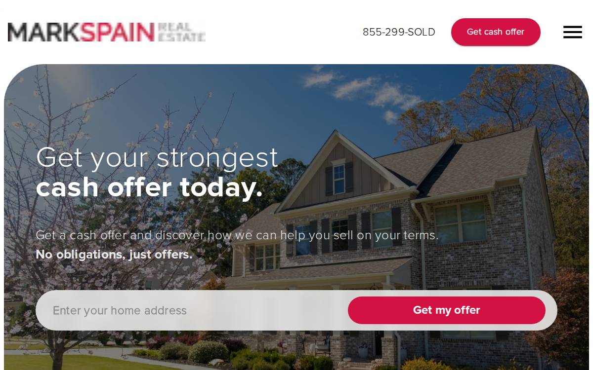 Mark Spain Real Estate website preview