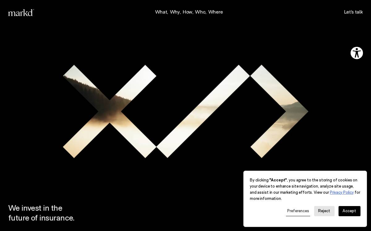 Markd website preview