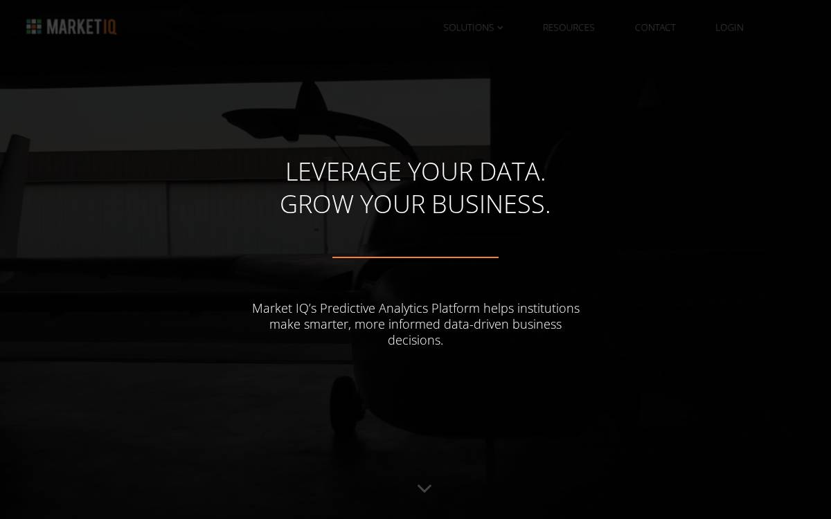 Market IQ website preview