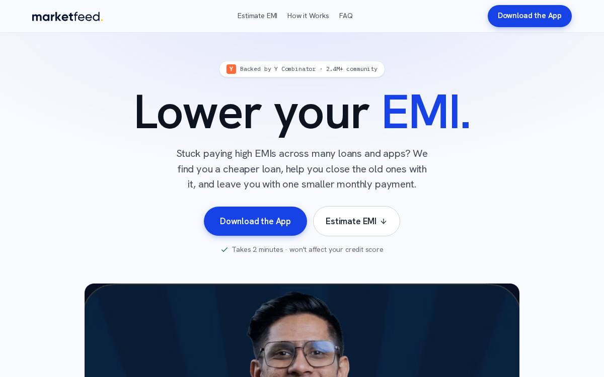 marketfeed website preview