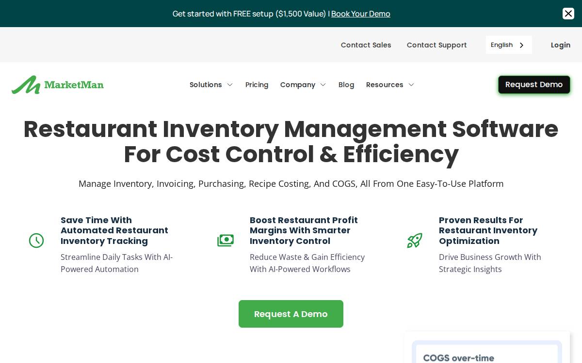 MarketMan website preview
