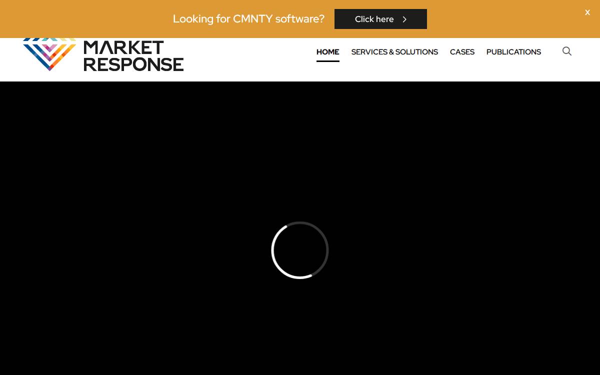MarketResponse website preview