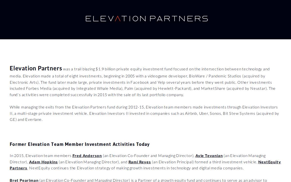 Marketshare Partners website preview