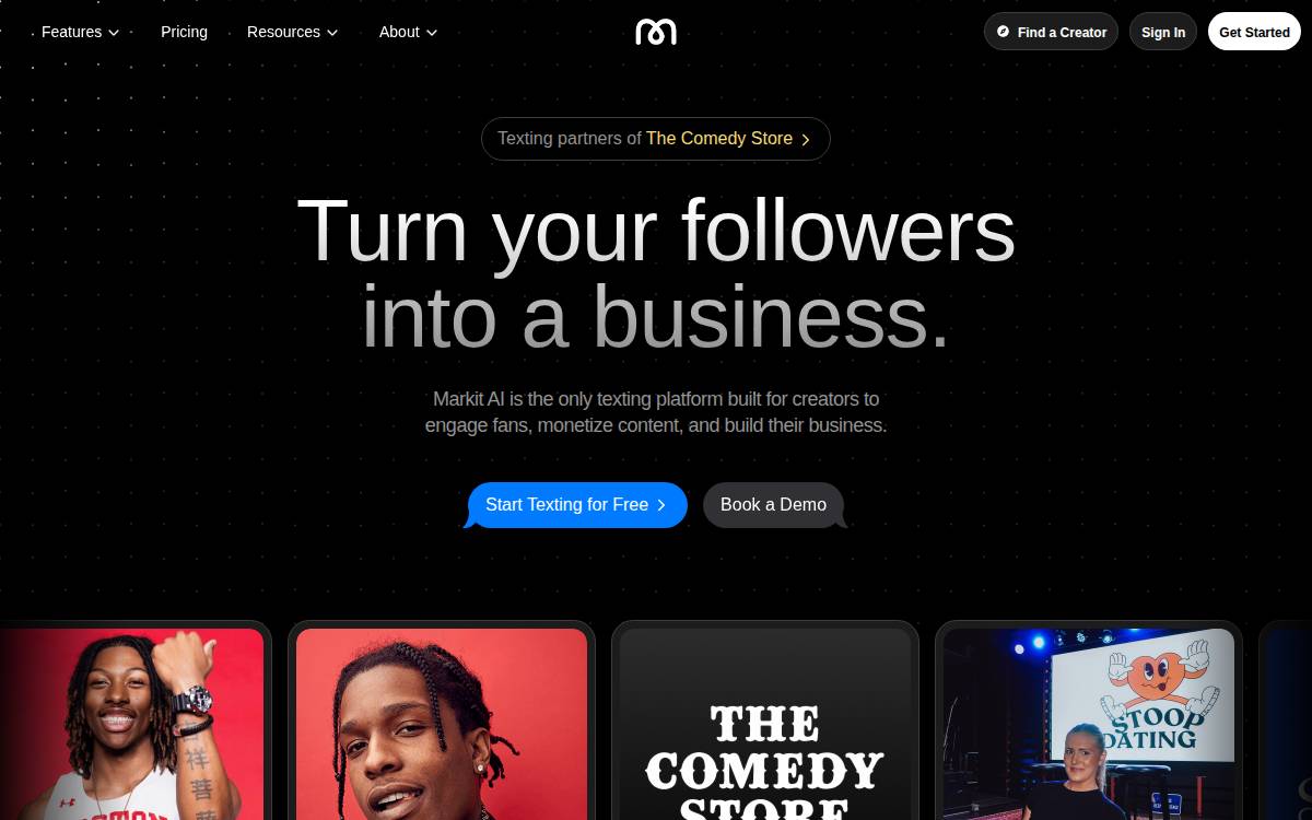Markit Social website preview