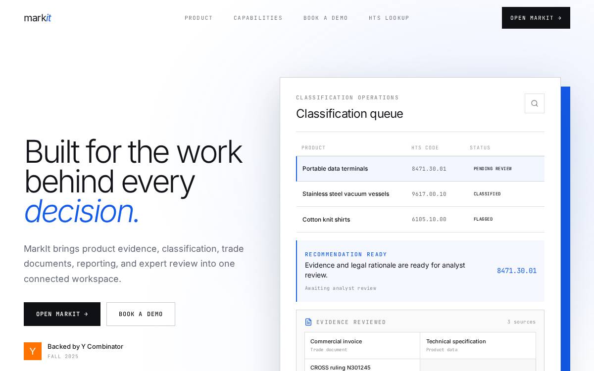 MarkIt website preview