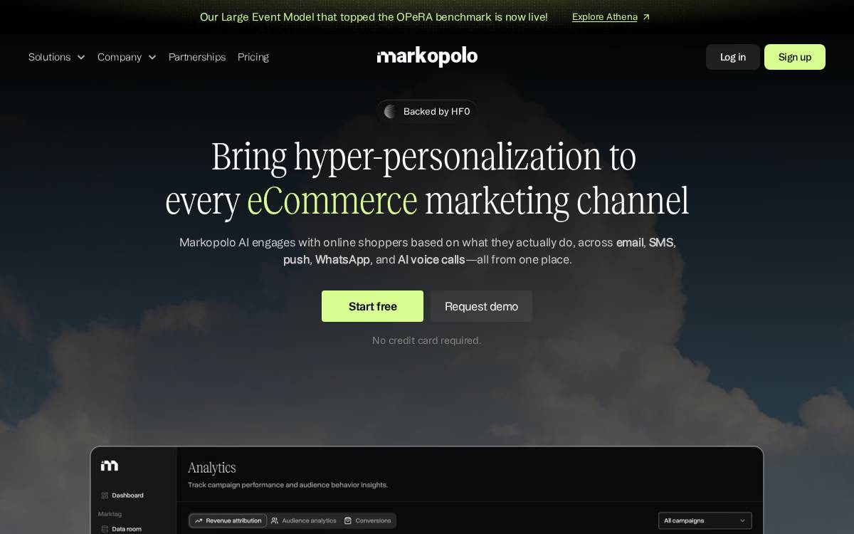 Markopolo website preview