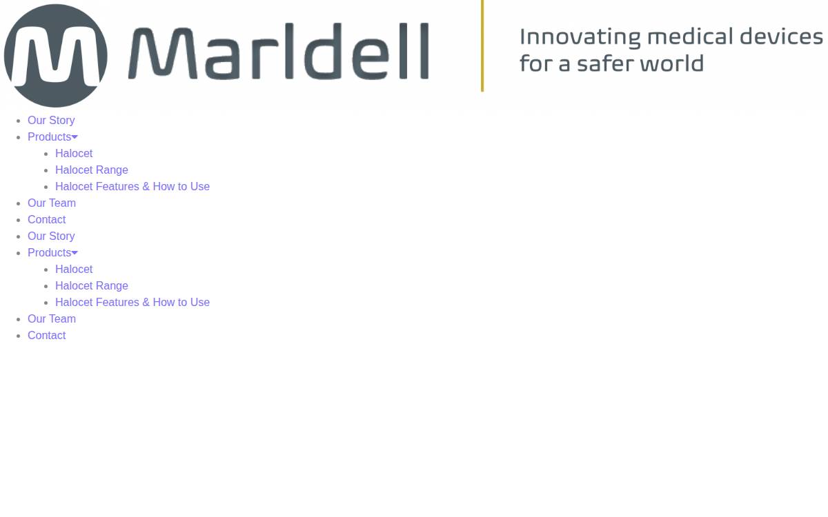 Marldell website preview