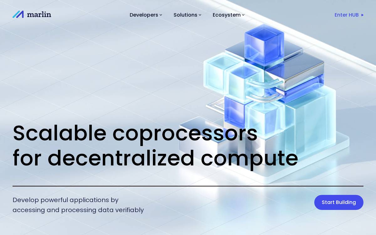 Marlin website preview