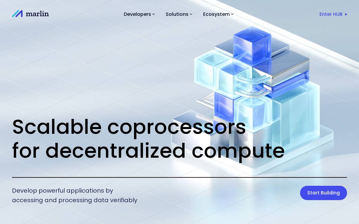 Marlin website preview