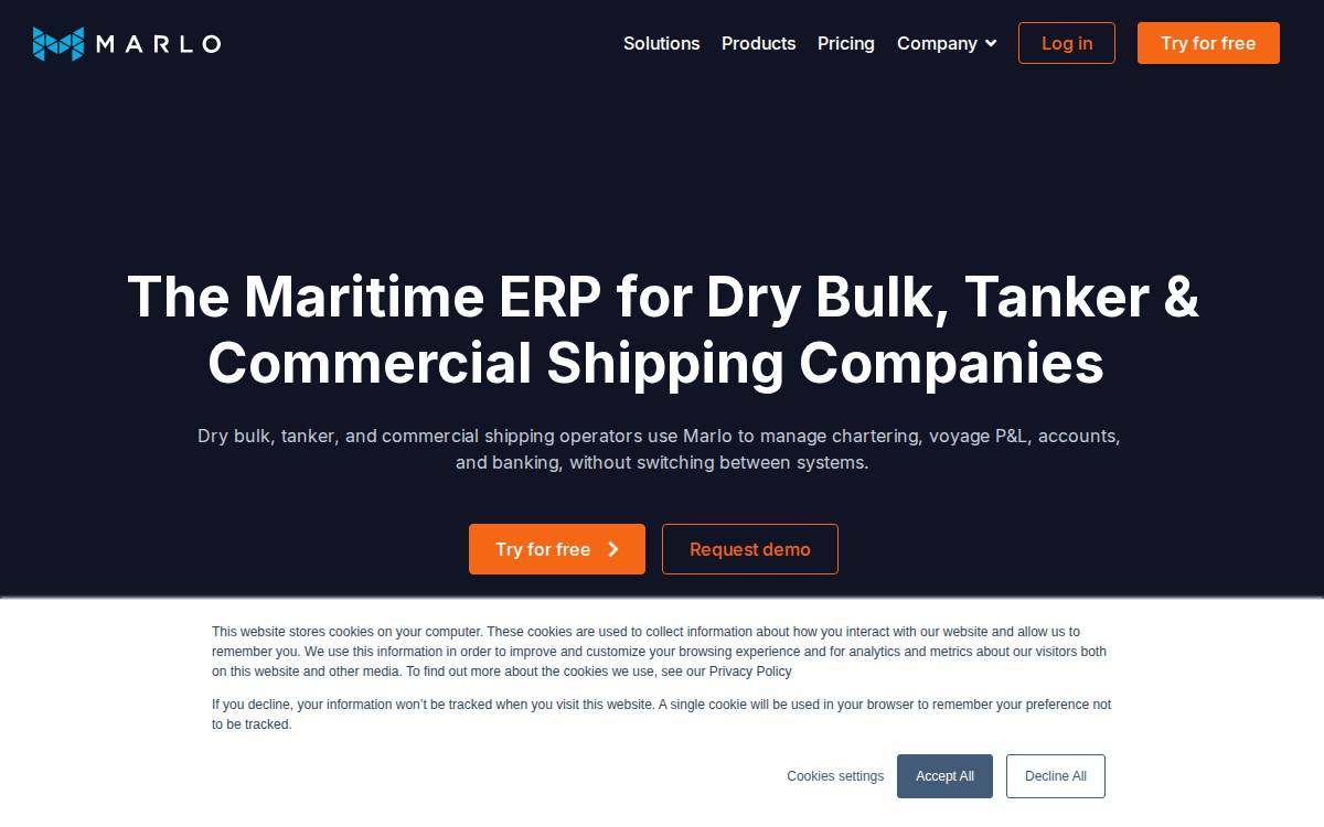 Marlo Technologies website preview