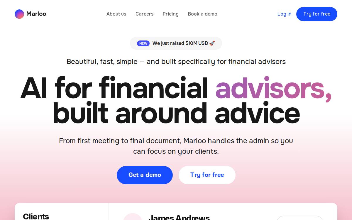 Marloo website preview