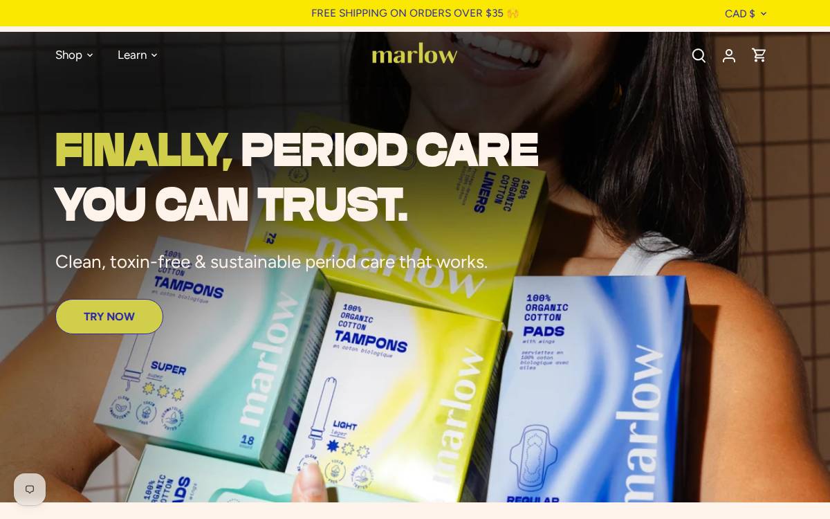 Marlow website preview