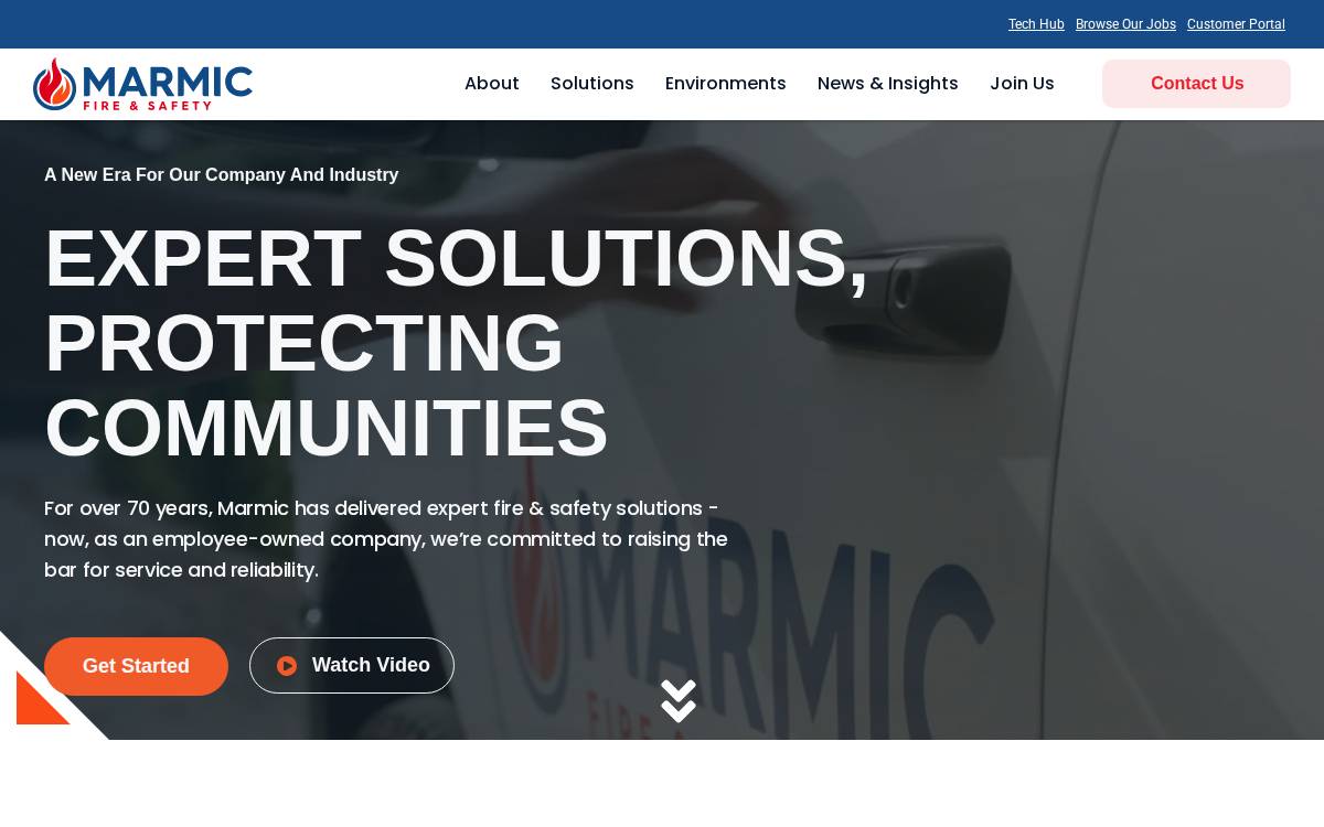 Marmic website preview