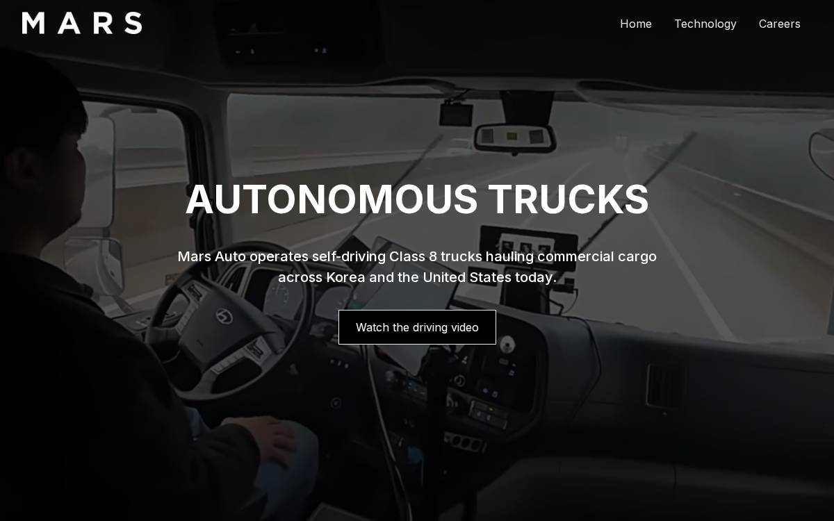 Mars Auto website preview