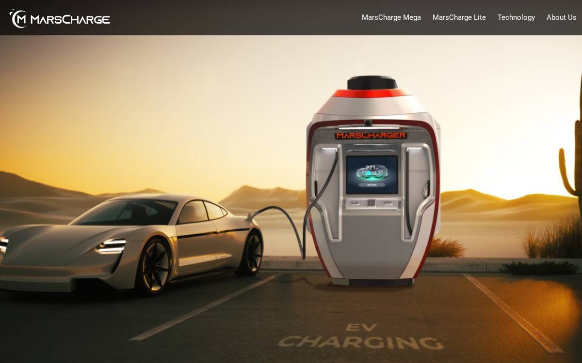 MarsCharge, Inc. website preview