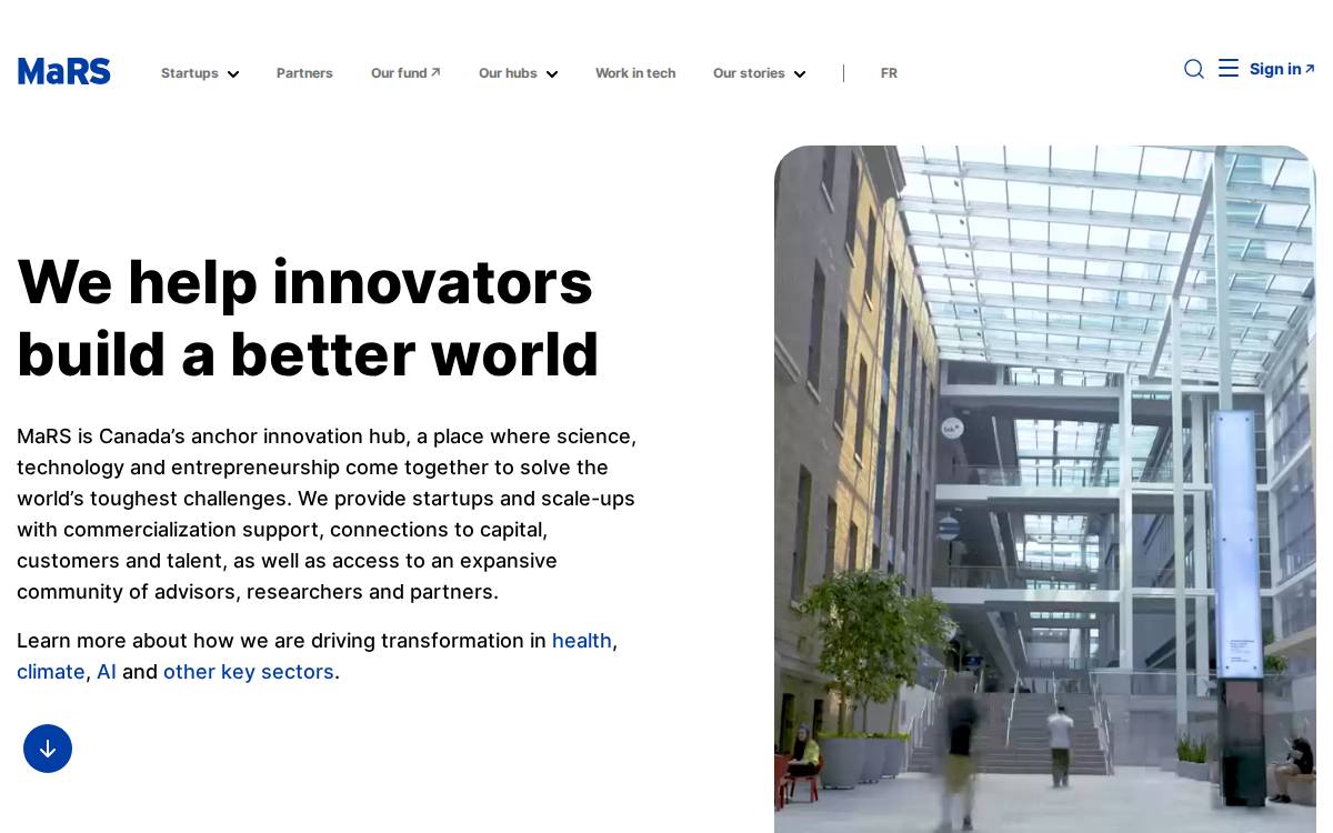 Marsdd website preview