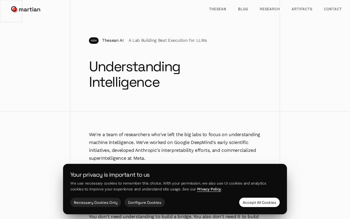 Martian AI / 2023 website preview