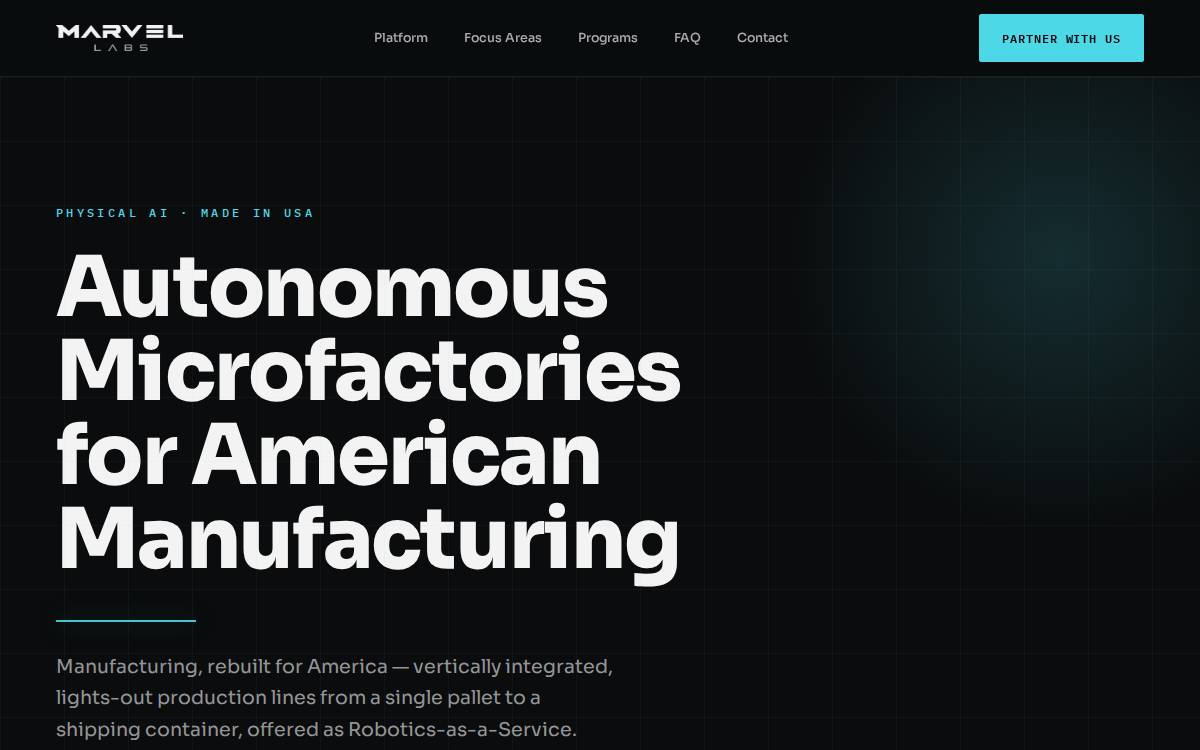 Marvellabs website preview
