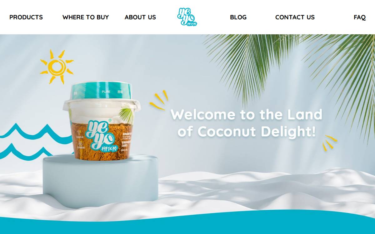 Marvelous Foods website preview