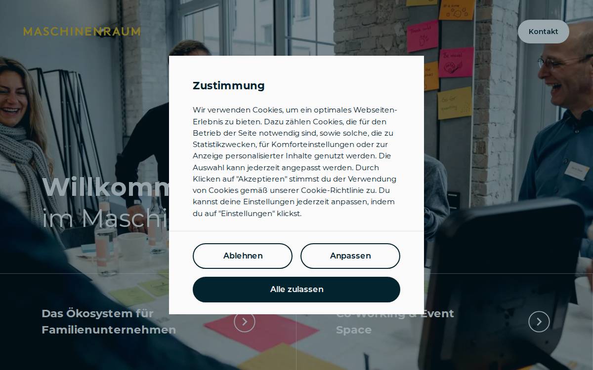 Maschinenraum website preview