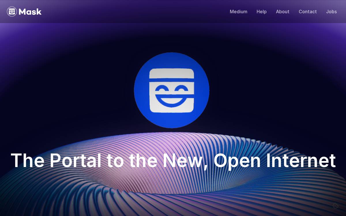 Mask Network website preview