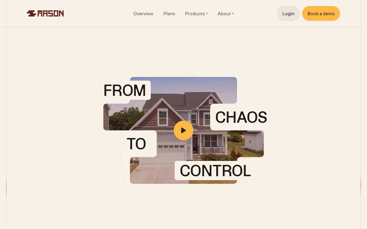 Mason website preview