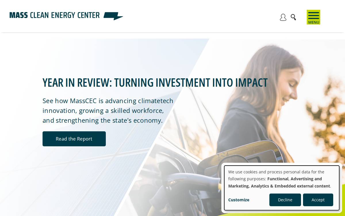 MassCEC website preview