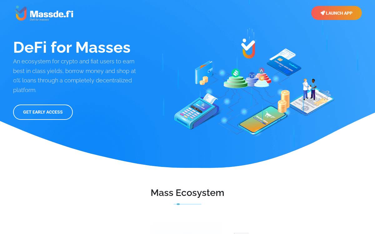 massdefi website preview