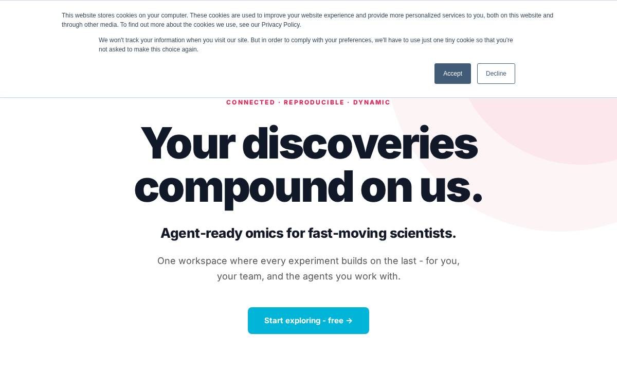 Mass Dynamics website preview