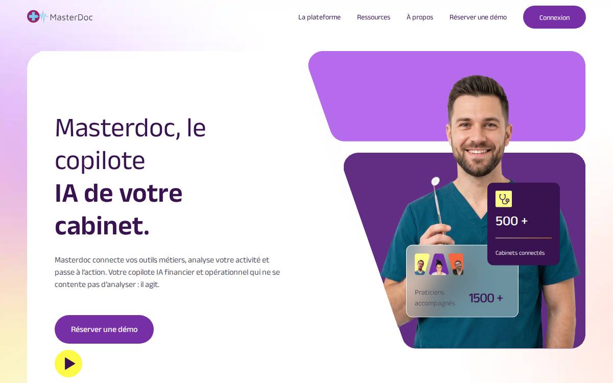 Masterdoc website preview