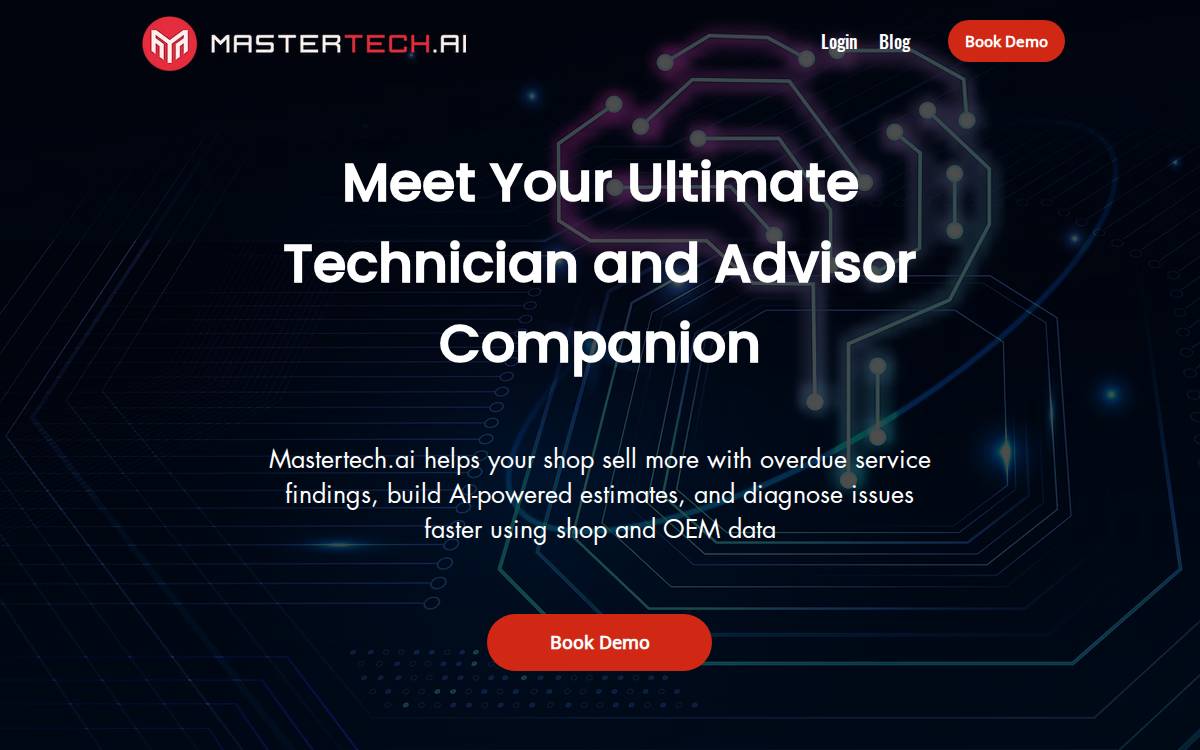 Mastertech website preview
