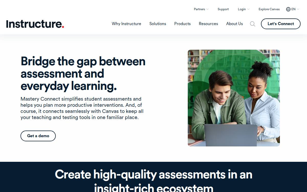 Masteryconnect website preview
