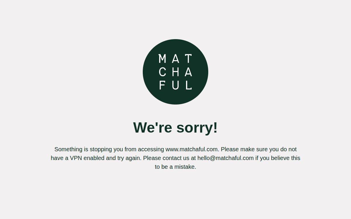 Matchaful website preview